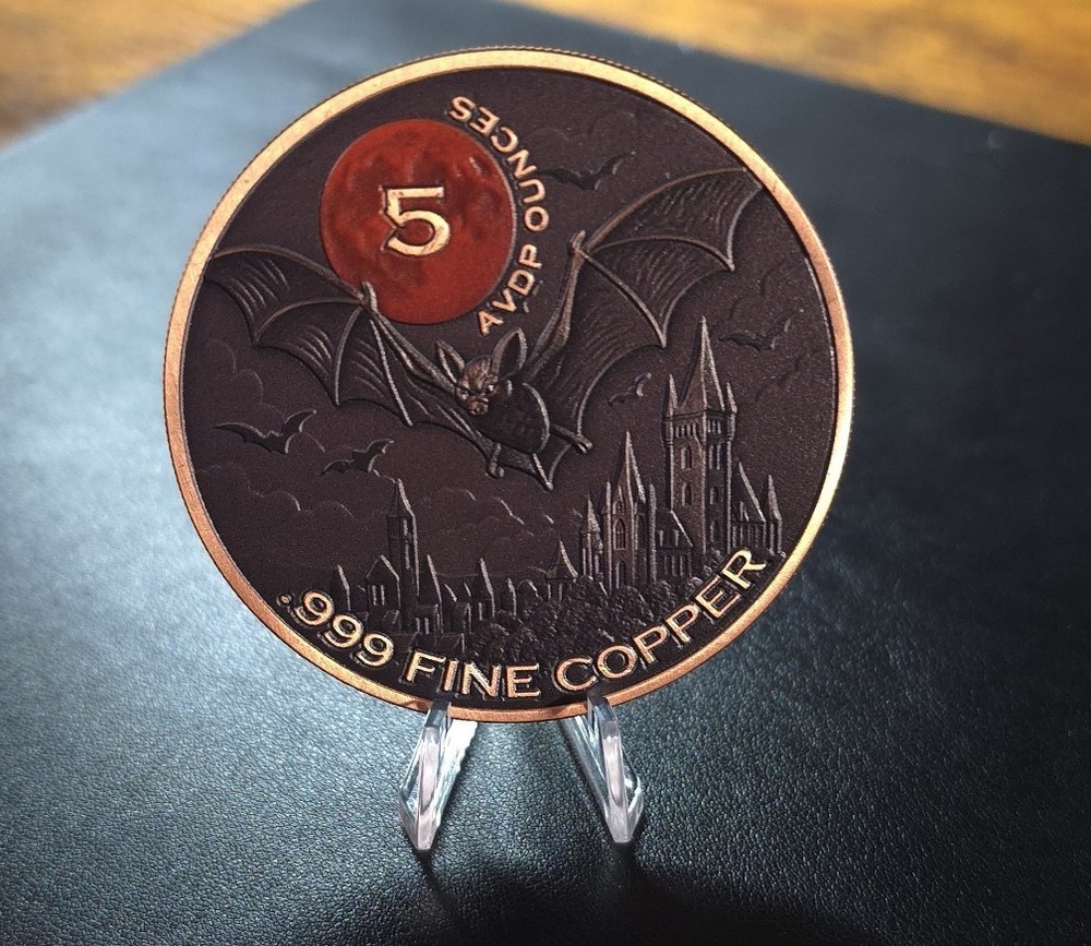 5 oz .999 Copper "Dracula"