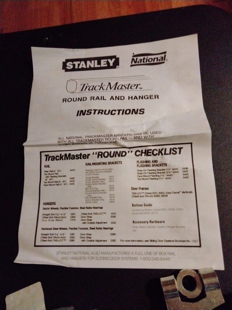 Stanley TrackMaster Round Rail And Hanger