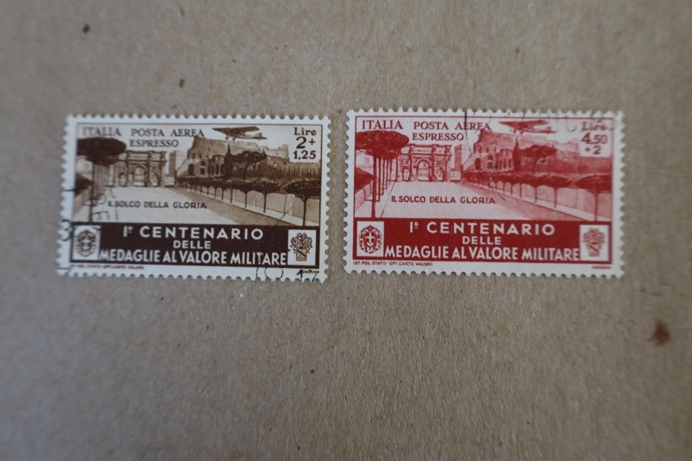 ITALY SCOTT# CE 8 & 9 USED