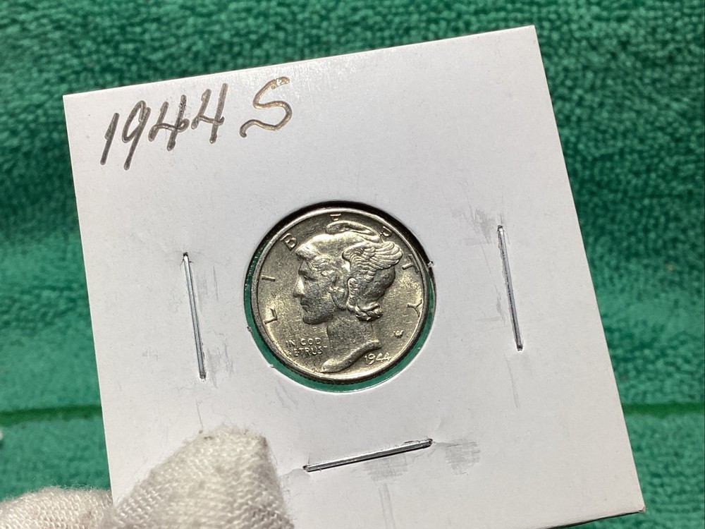 1944 S MERCURY DIME UNCIRCULATED