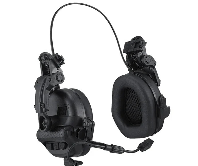 Earmuffs Tactical Helmet Headset Electronic Hearing Protector Hunting Active