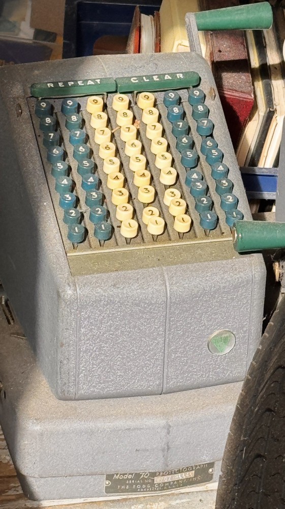 vintage adding machines