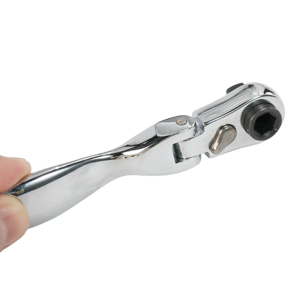 2 In 1 Mini Ratchet Wrench Screwdriver 72 Teeth Socket Batch Head/Quick Spanner