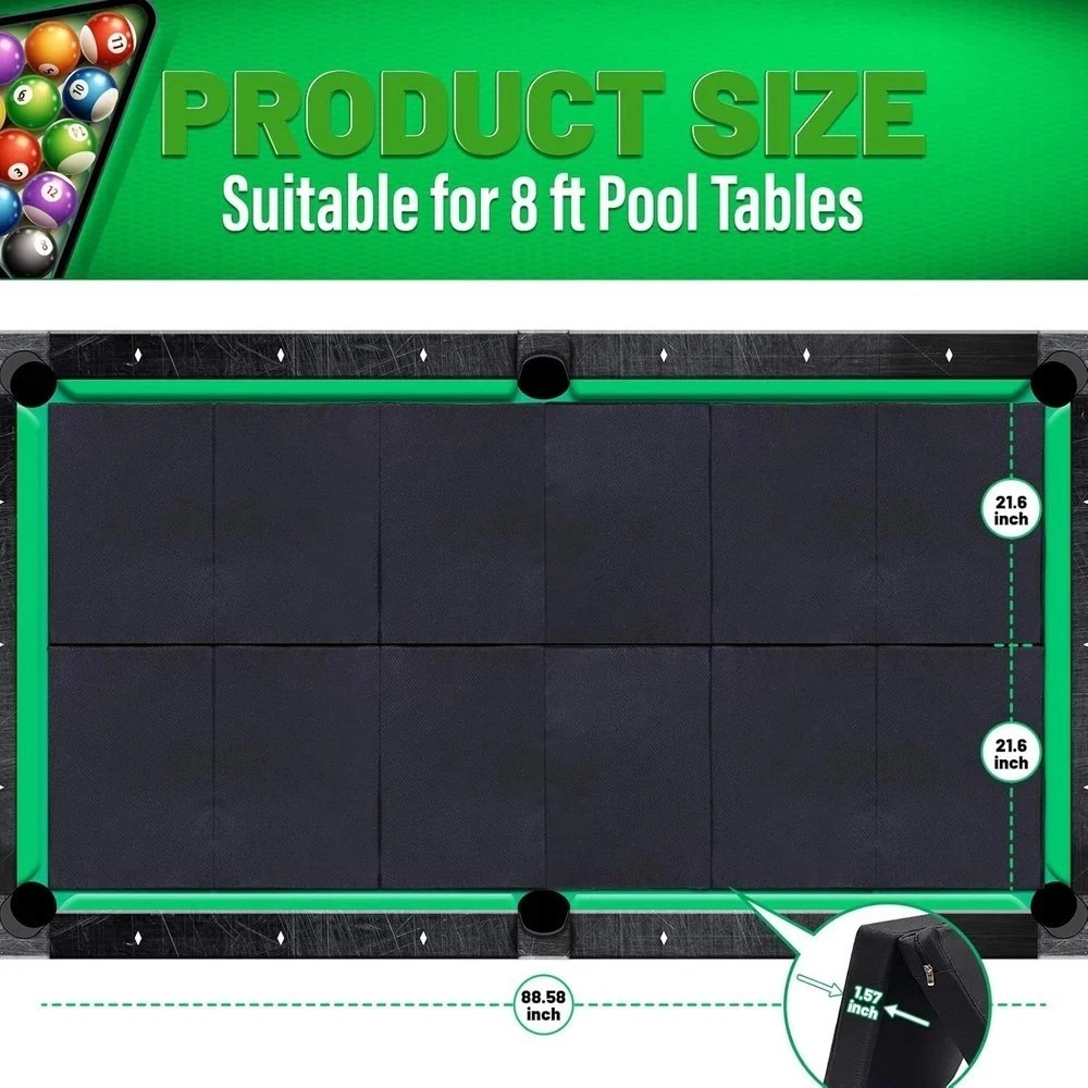 Pool Table Insert Mat for Pool Table Protection Billiard Table to Dining Table F