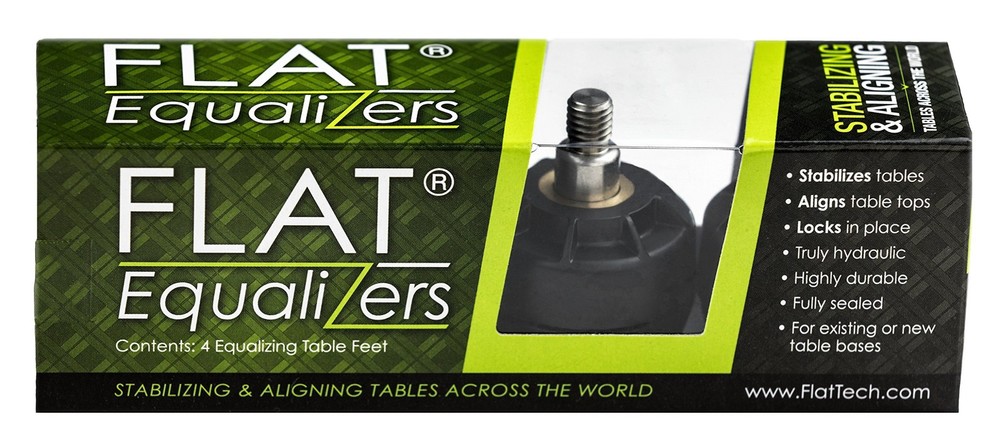 Equalizers (Stabilizing Table Feet) - 1/4" -20 Thread Size