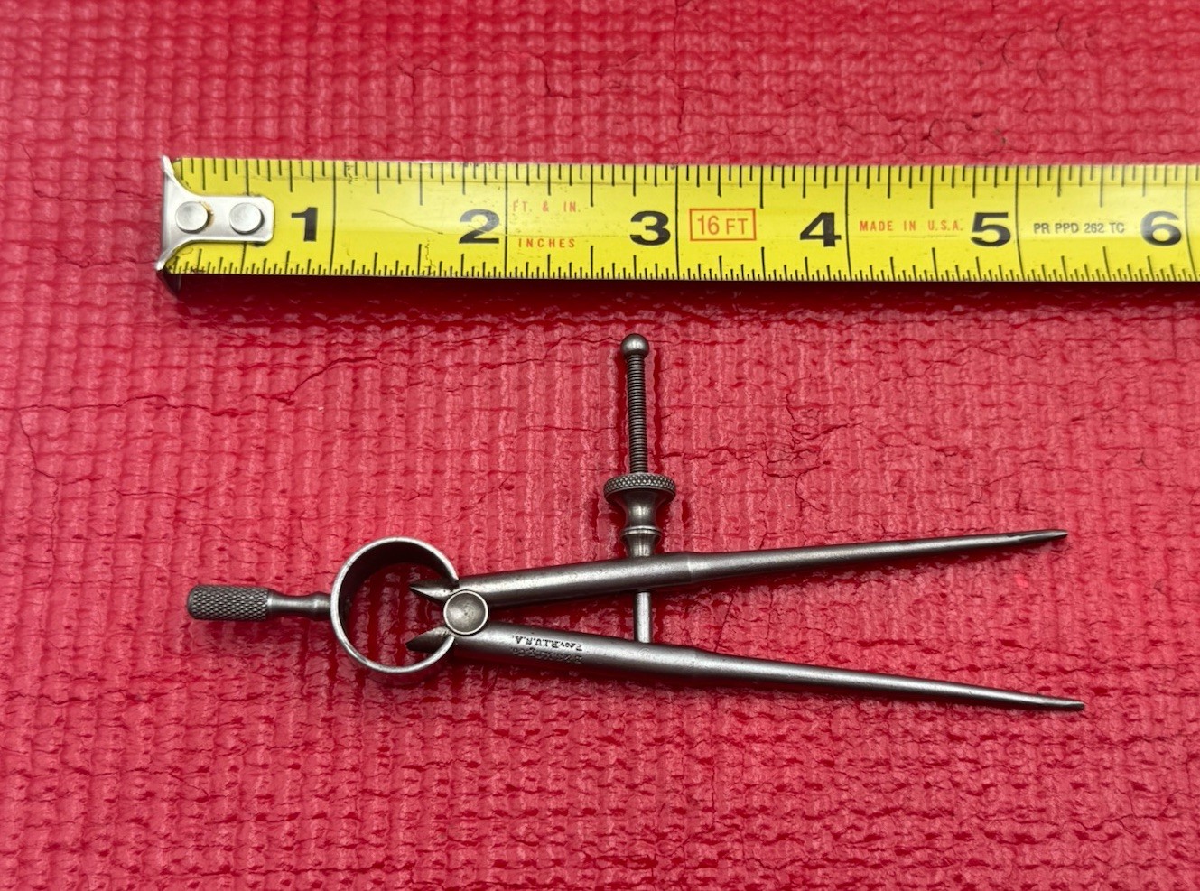 Vintage Brown & Sharpe Mfg Co. 5" Wing Divider Tool Made in USA