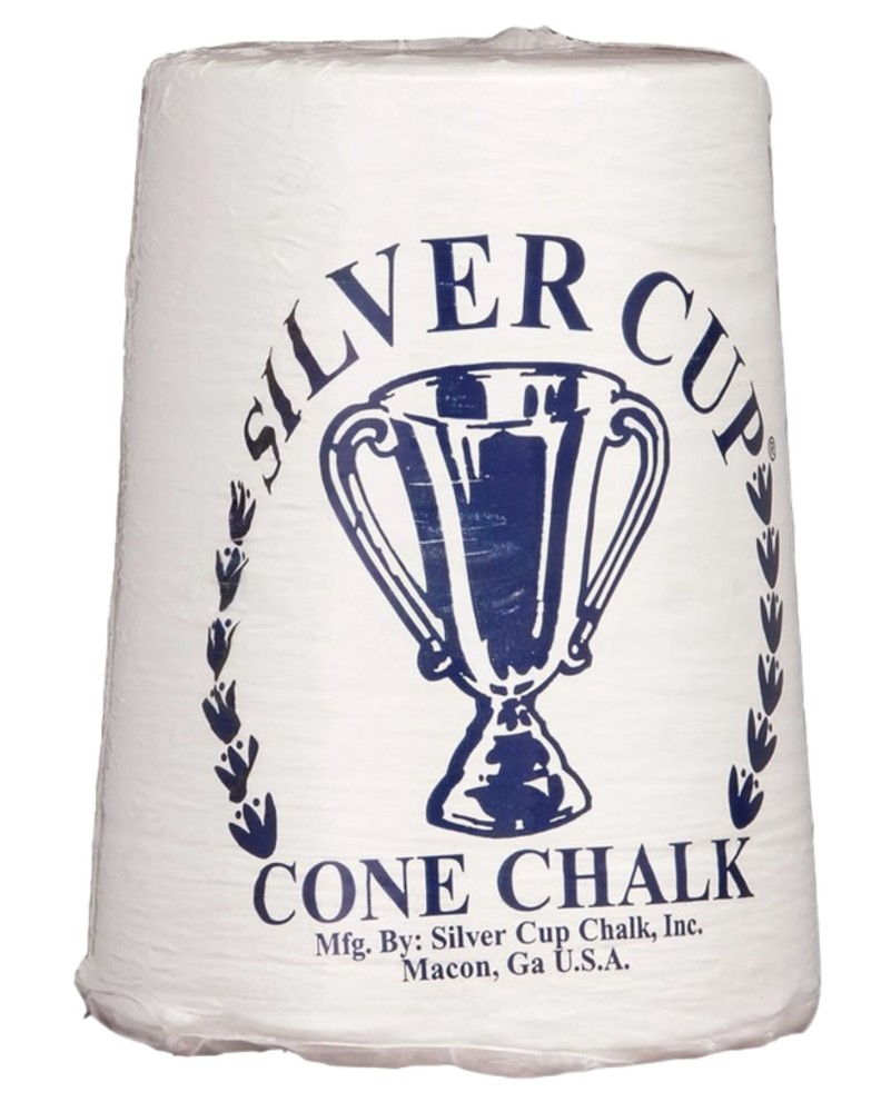 Silver Cup Billiard/Pool Cone Chalk, White 3 Pack