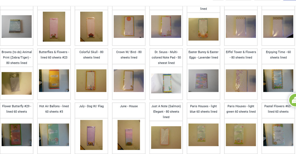 MAGNETIC NOTE PADS 50-80 SHEETS (new) TAKE YOUR PICK