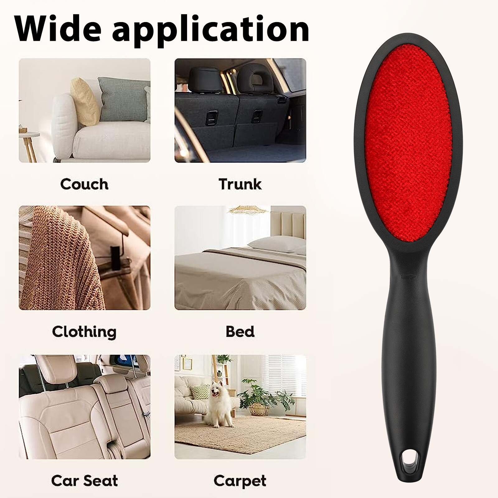 3pcs Magic Lint Remover Brush Clothes Fuzz Fabric Pet Hair Cleaning Double Sided