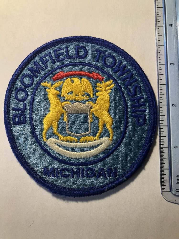 Bloomfield Hills Michigan City Seal Patch