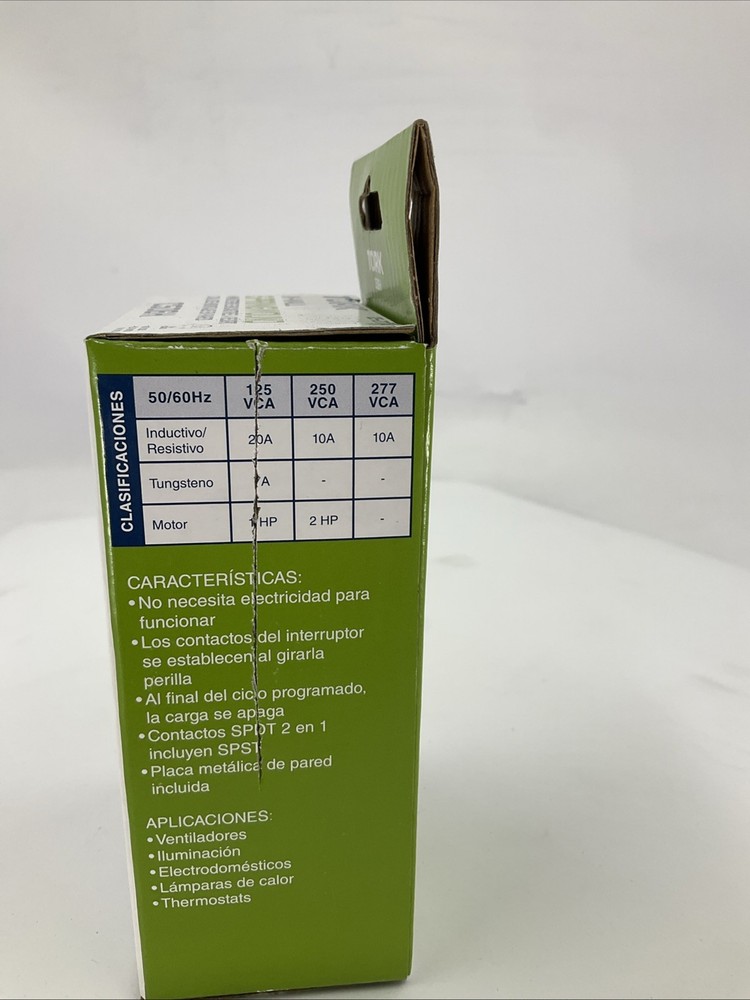 Tork C506H Spring-Wound Timer, Range 0 To 6 Hr.