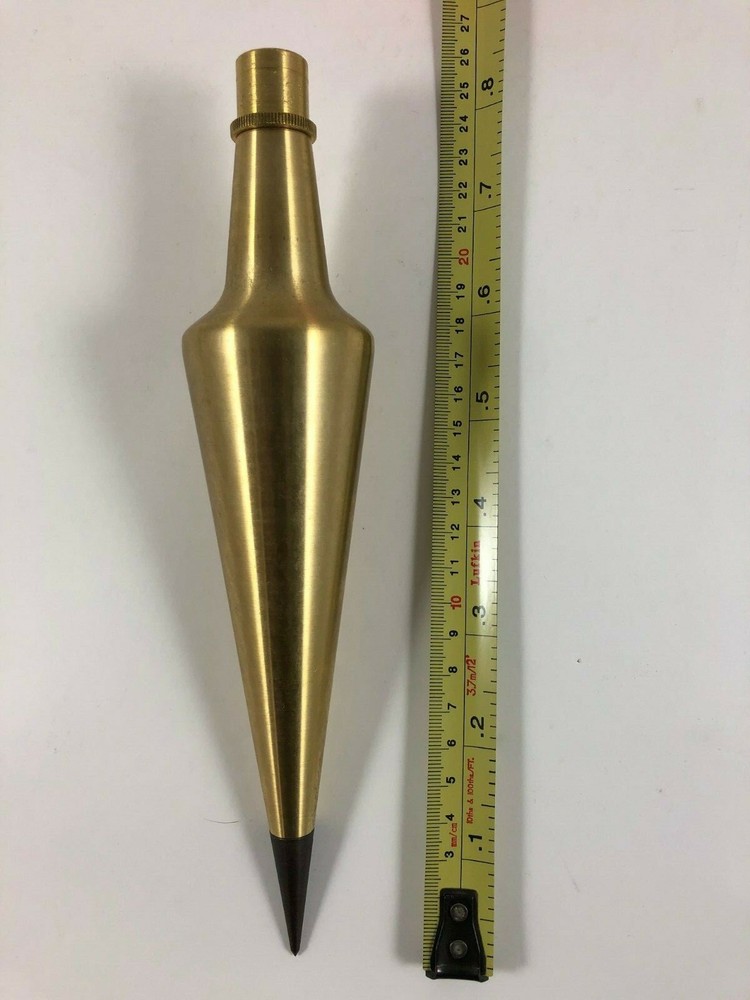 Plumb Bob Brass 48 oz. NEW extra heavy
