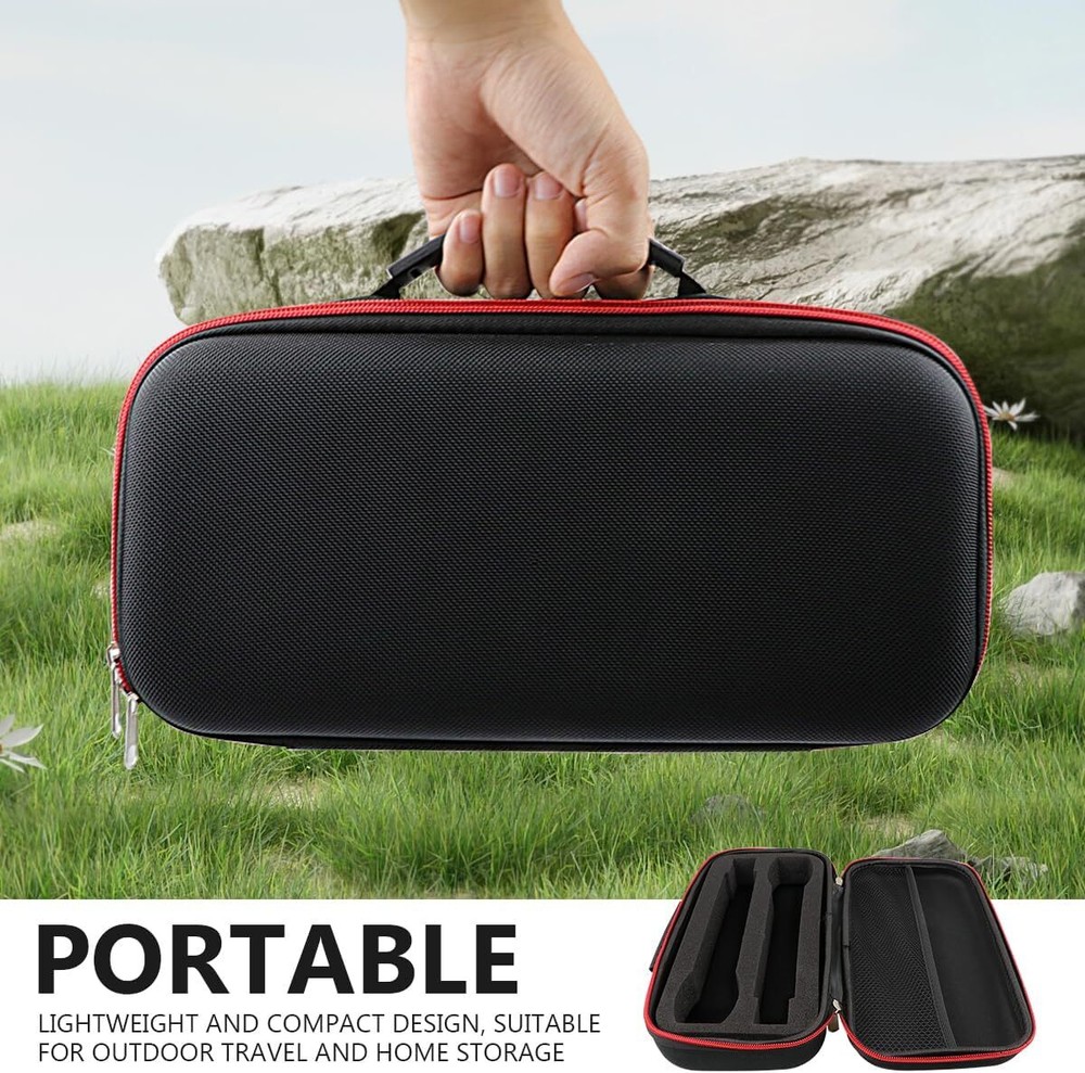 Microphone Case Double Mic Slots Storage Bag Protective for Outdoor...