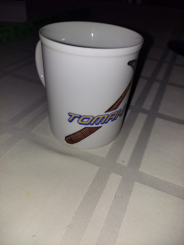 Vintage Tomahawk General Dynamics, Ceramic Coffee Mug Cup Hatchet Axe Throwing