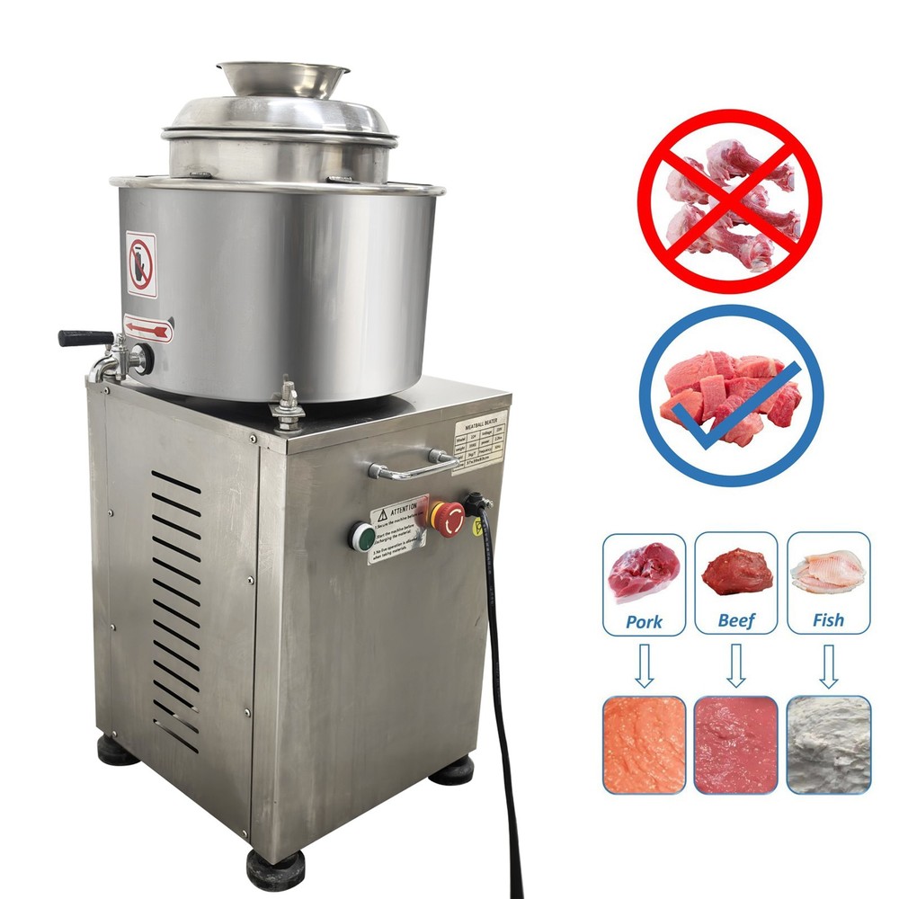 220V Meat Puree Making Machine Meat Paste Grinder Machine for Pork Beef Fish