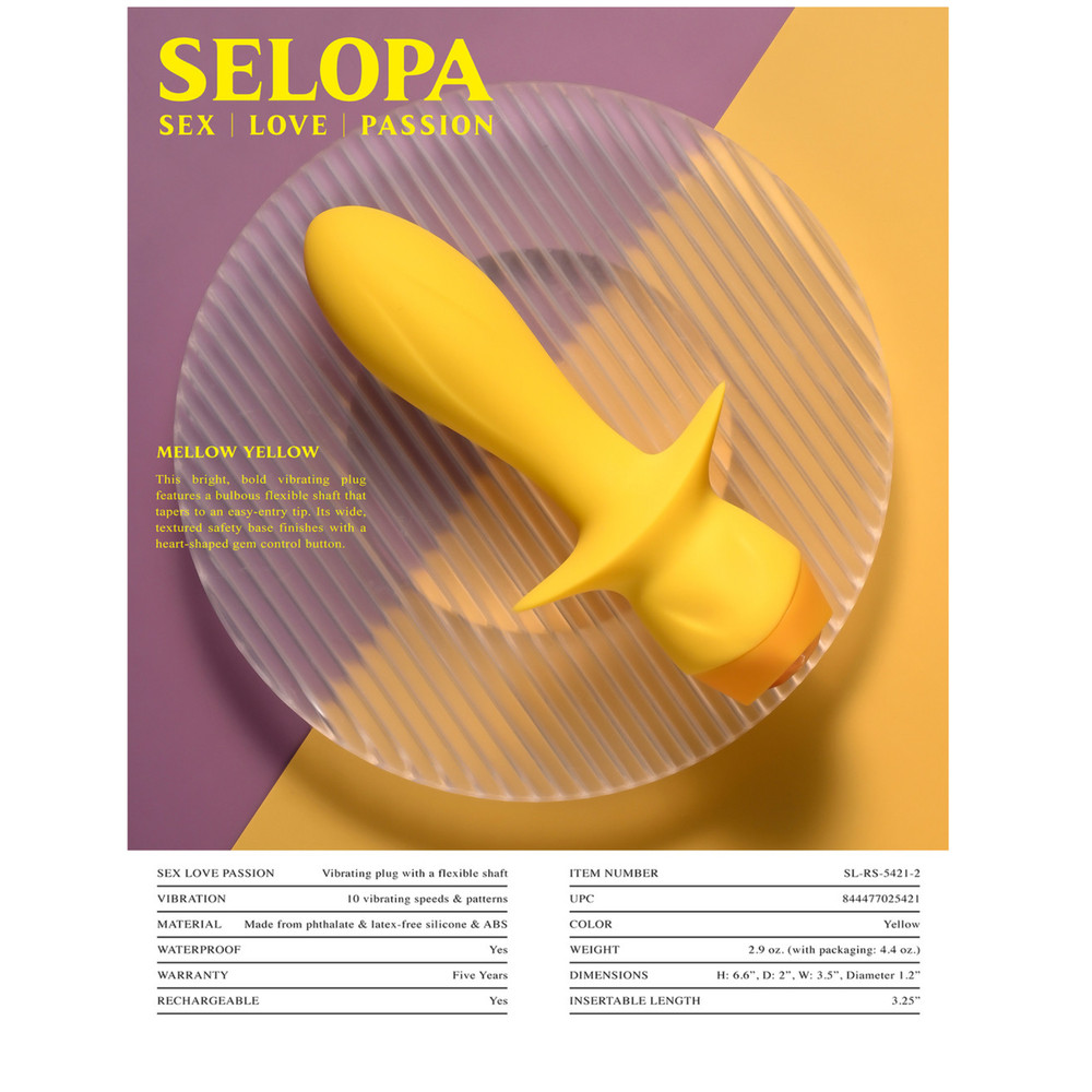 Rechargeable Waterproof Silicone Vibrating Butt Plug Multi-Speed Anal Vibrator