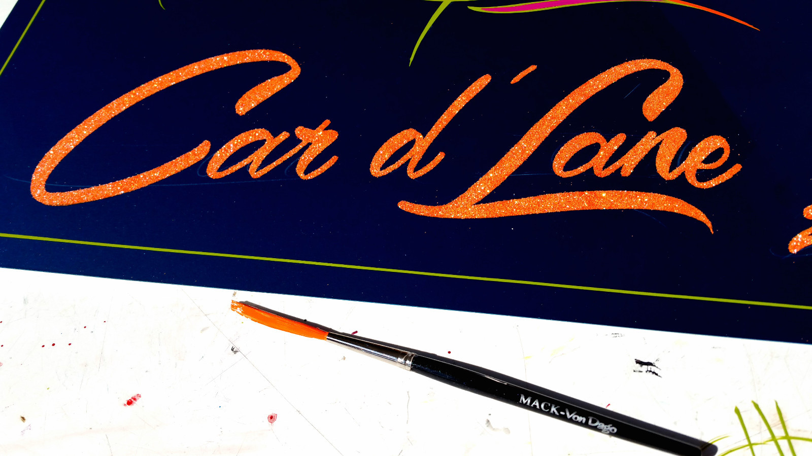 # 6 Lettering Outlining Brush by Andrew Mack - Von Dago "PRO SERIES"