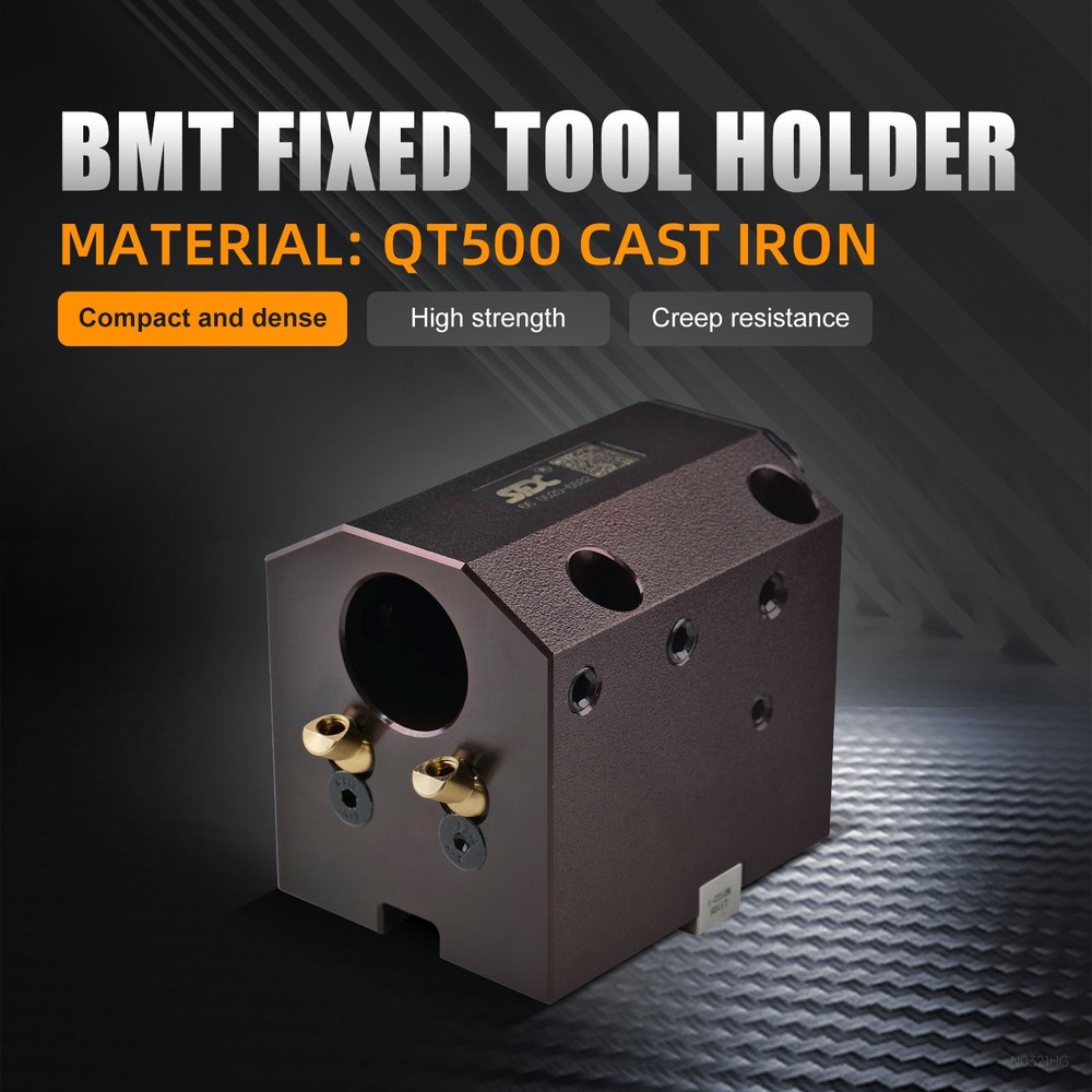 SFX BMT55 8032 End Face Static Tool Holder QT500 Cast Iron Fixed Tool Holder