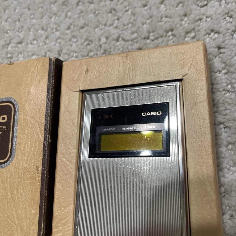 Vintage Casio MQ-5 Computer / Calculator Complete With Box And Papers