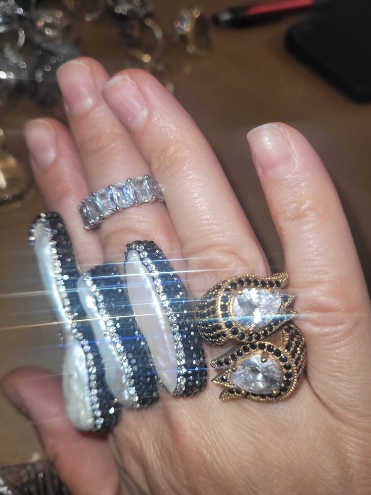 Custom Made Sterling Silver Statement Ring