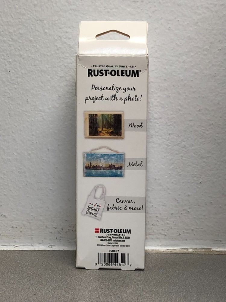 Rust-Oleum 1019054 Matte Clear Photo Transfer Solution Interior 8 oz