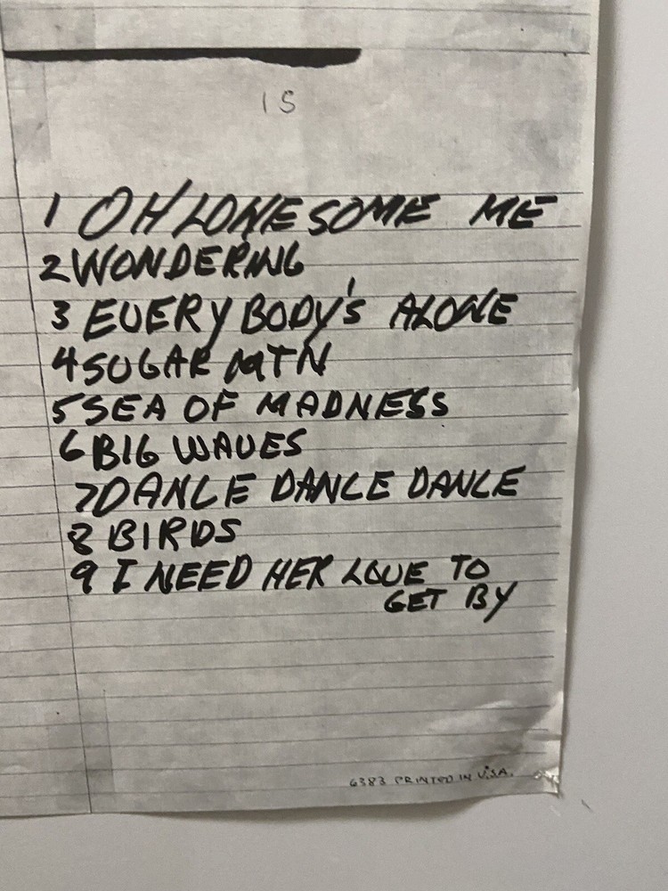 Neil Young “After the Gold Rush” Lyric Poster (1970)