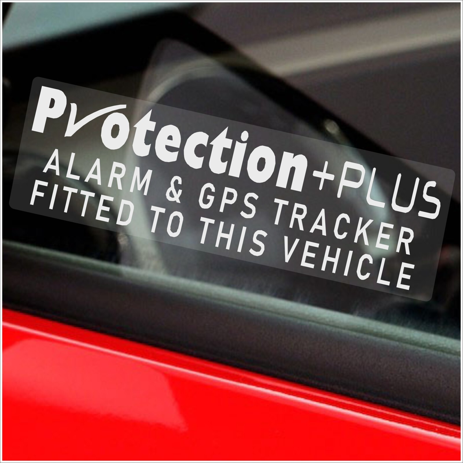 5 x GPS Tracking Device Alarm Security Stickers-Car Tracker Warning Signs PrPlus