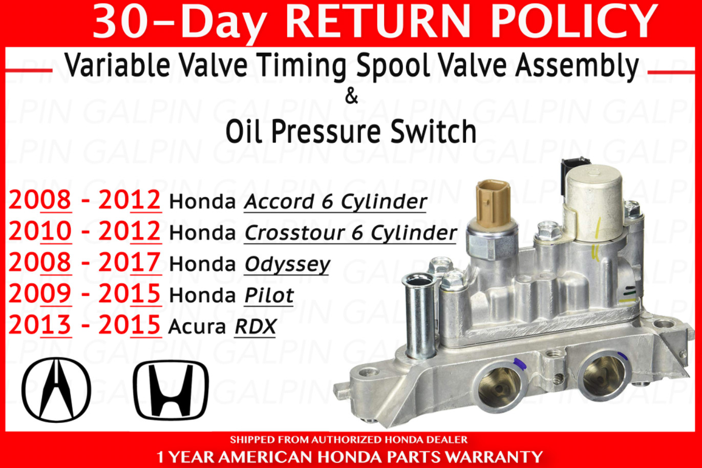 🔥 Genuine OEM Honda Spool Valve Variable Timing Assembly FR 15810-R70-A04 VVT🔥