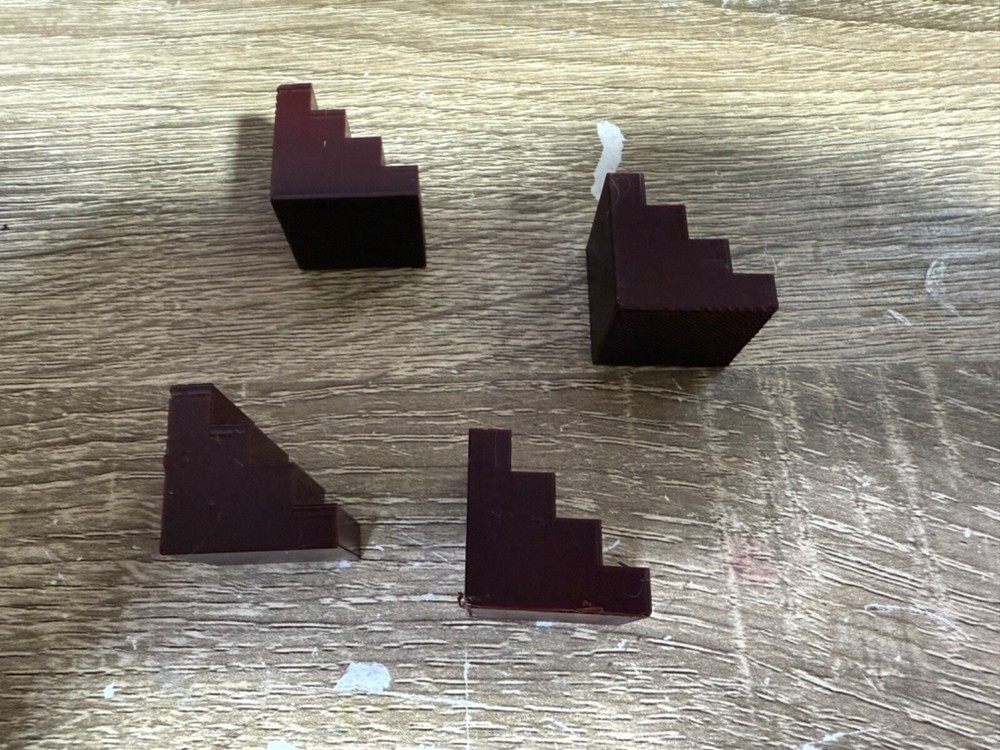 O Scale Steps for Use with Buildings Platforms and Structures -x4 1" Square