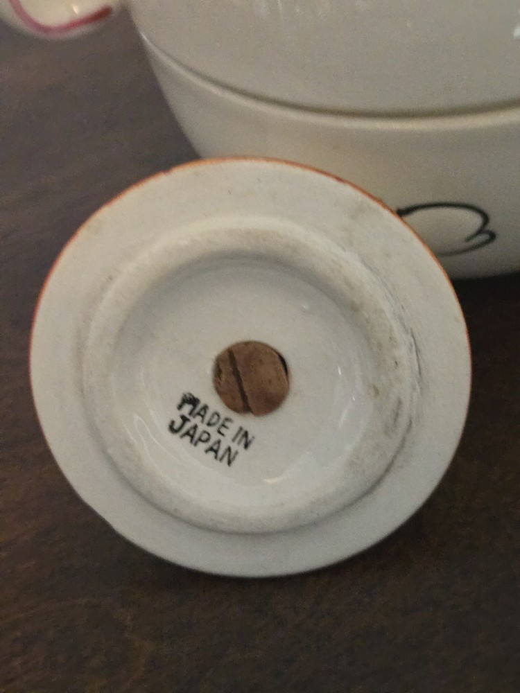 Incomplete Japanese Stackable Clown Plate Set