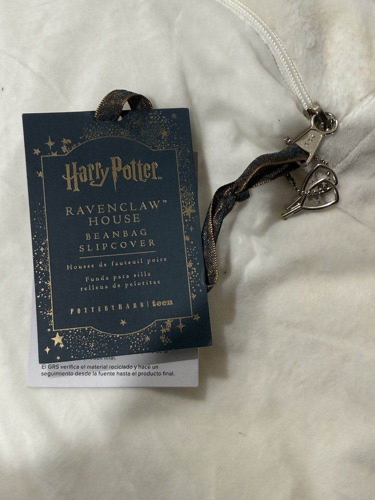 Pottery Barn Teen Harry Potter™ Ravenclaw™ Faux Fur Bean Bag slipcover Only New!