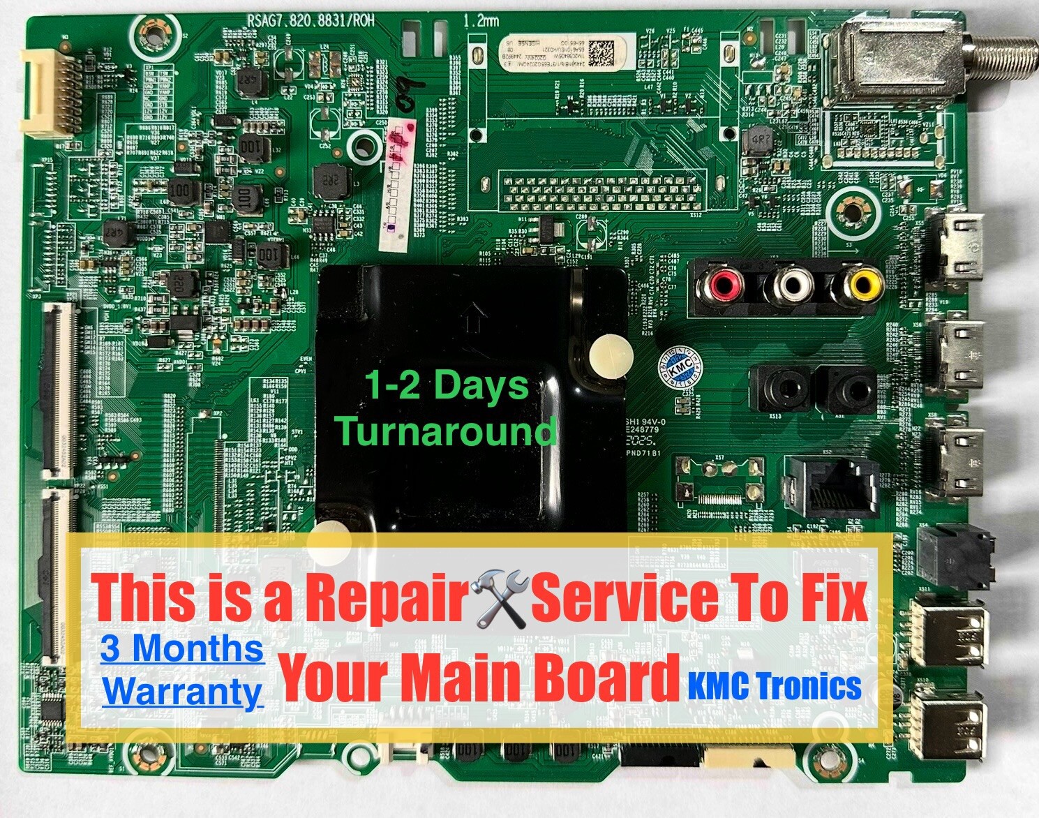 Repair Service For Hisense 65H6510G 65H6570F 65A6101EU 265223 244991 MainBoard