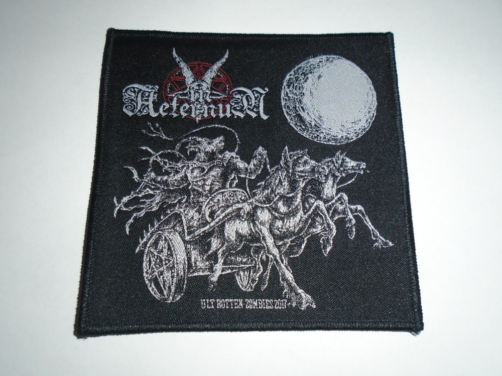 IN AETERNUM BLACK/DEATH WOVEN PATCH