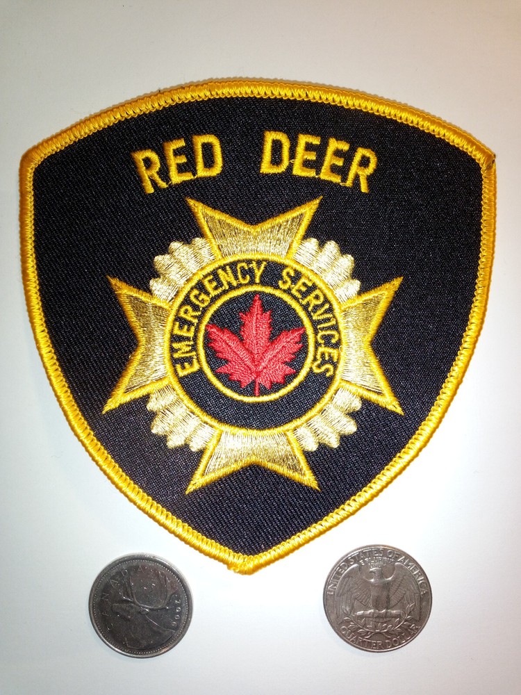 Red Deer Emergency Services Patch Badge Crest