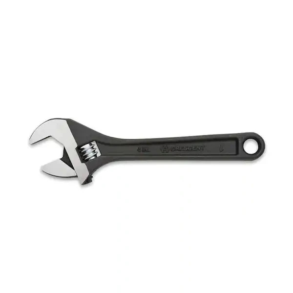 4 In. Black Oxide Adjustable Wrench