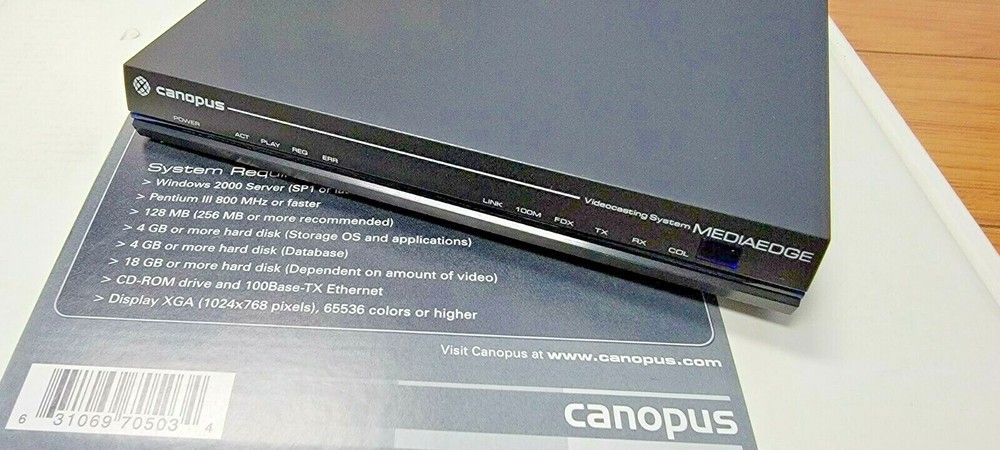 Canopus MediaEdge STB Video Distribution System.