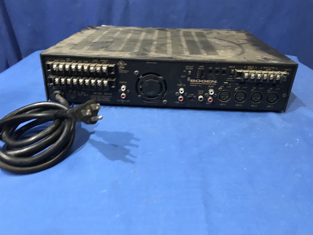 BOGEN COMMUNICATIONS GS250 INTERCOM Equalizer PA Amplifier FOR PARTS