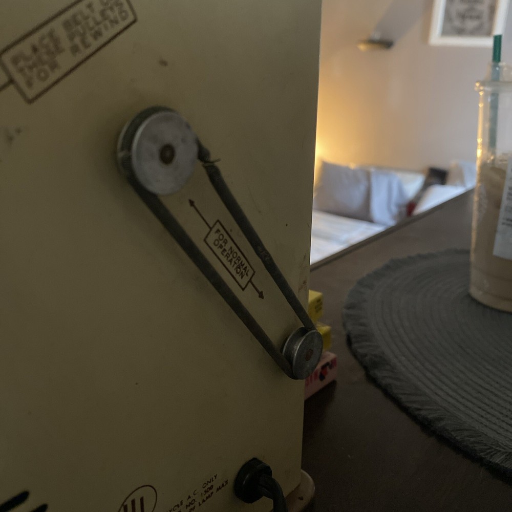Brumberger 8mm Projector Model 1500- With 3 Films
