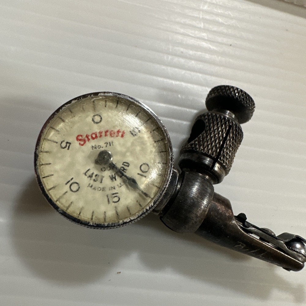Starrett Last Word 711 Dial Indicator Plus extras
