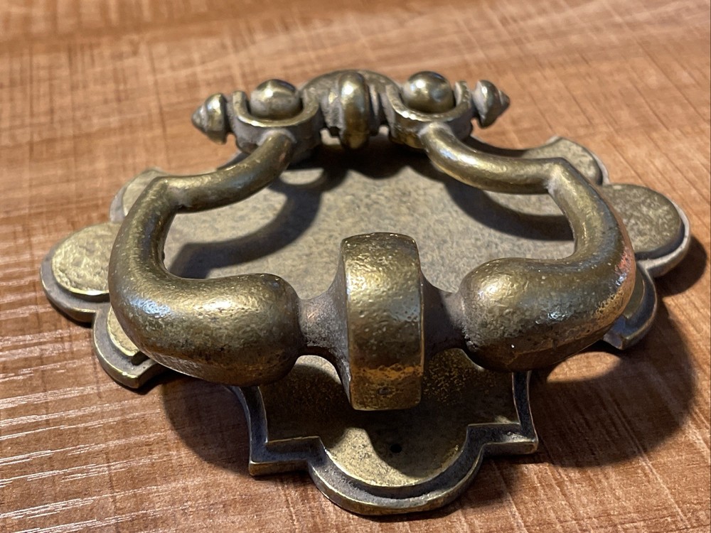Vintage Solid Brass Door Knocker Architectural Hardware Heavy Duty 5"