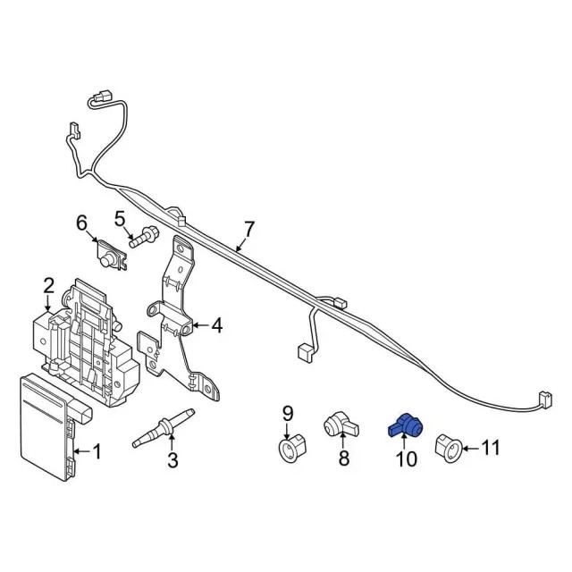Genuine Ford Sensor LU5Z15K859ABPTM
