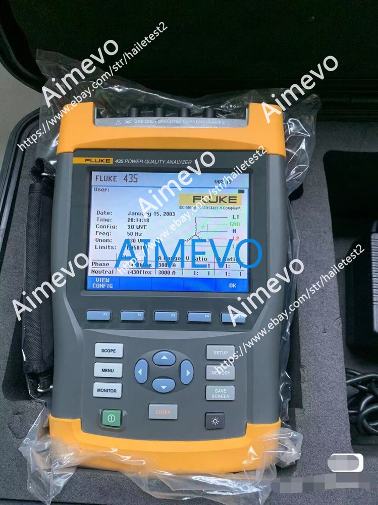 Fluke 435 Three Phase Power Quality Analyzer Meter