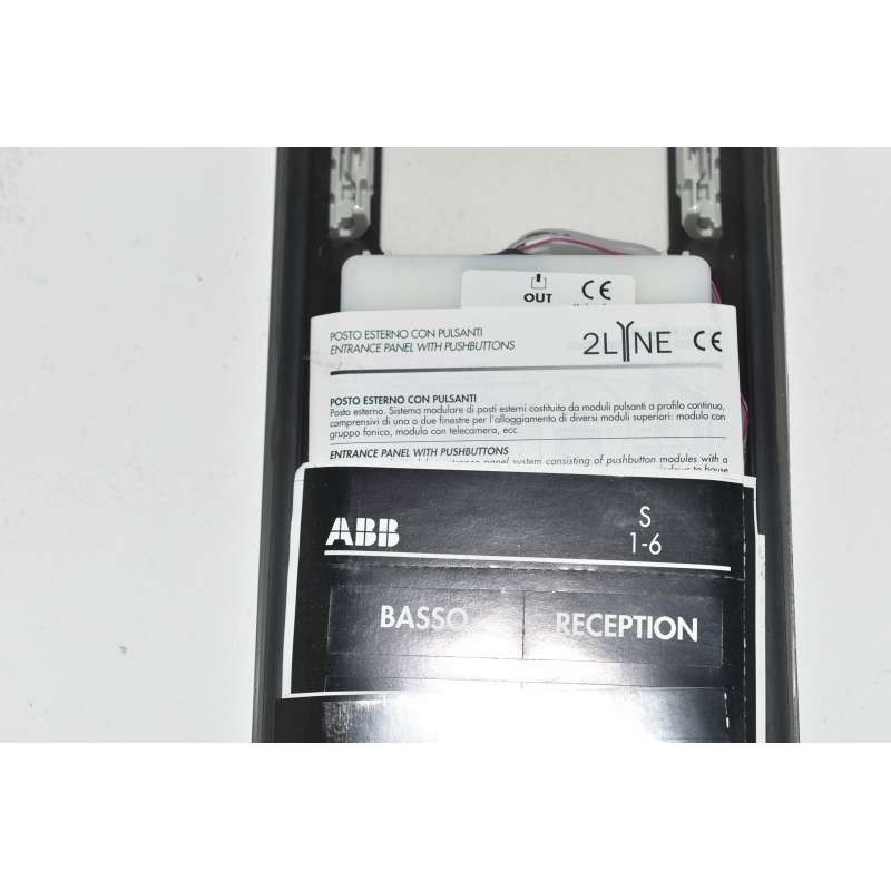 ABB 2LINE 2CSV4032PE Control Panel 2 Upper Modules 16 Single Buttons