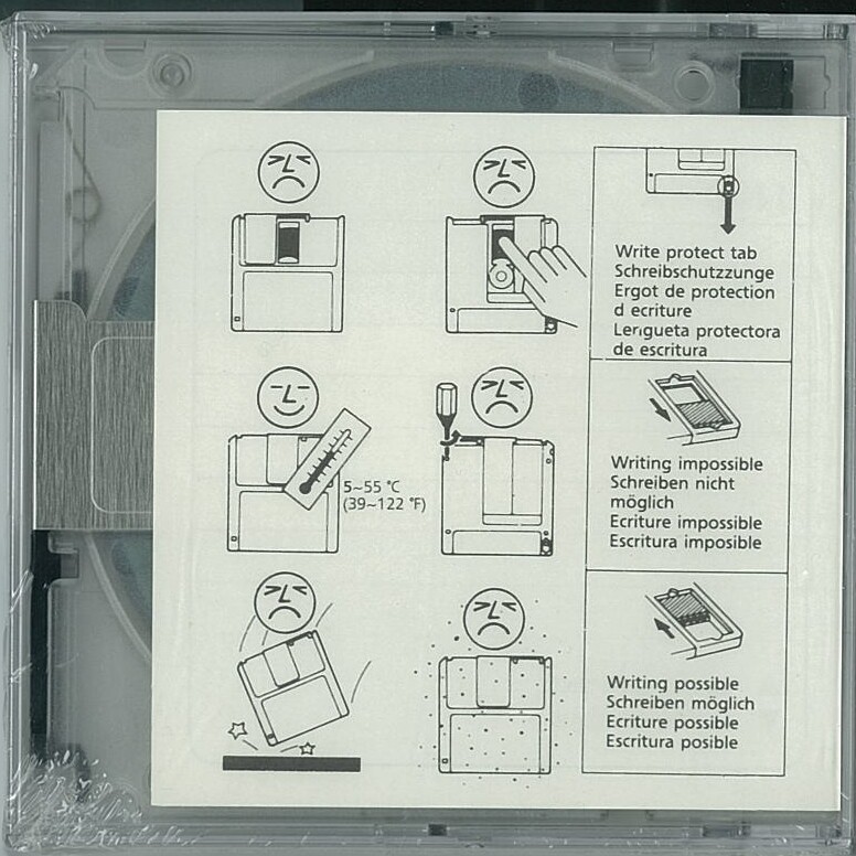 Emtec 3.5" Rewritable Magneto Optical Disk 128MB MO (343784EUS)