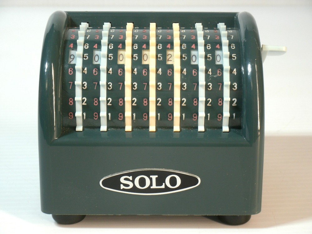 Vintage Adding Machine Solo Japan
