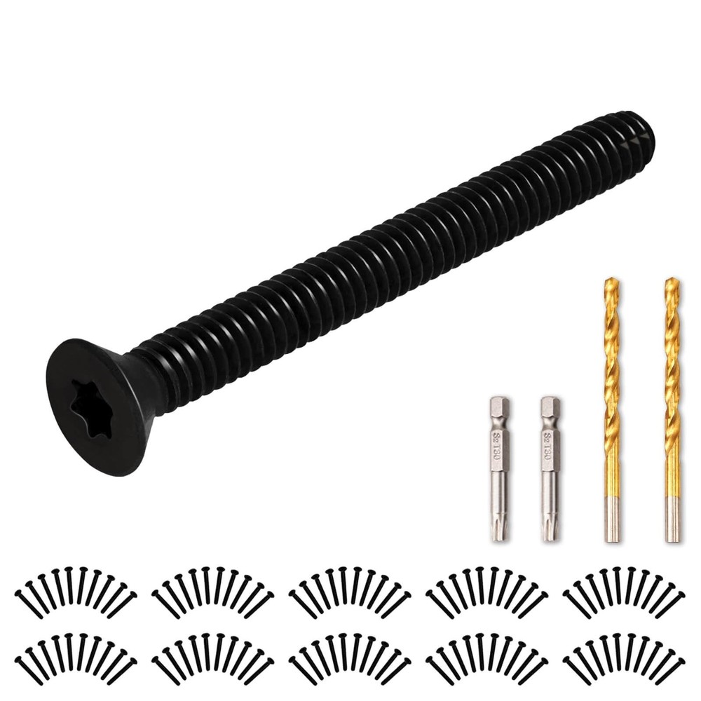1/420 x 2 1/2 Trailer Deck Screws Self Tapping, Flat Head Floorboard Thread C...