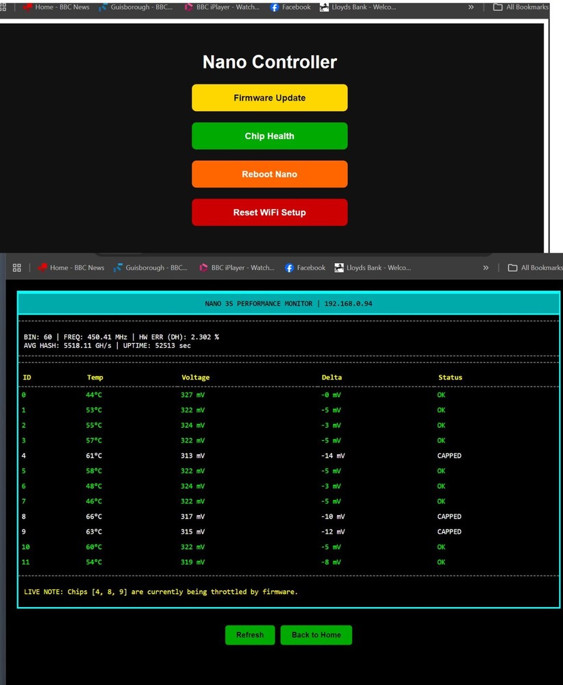 Avalon Nano 3S Custom Smart Controller - ESP32 CYD - 10°C Cooler TMax Logic