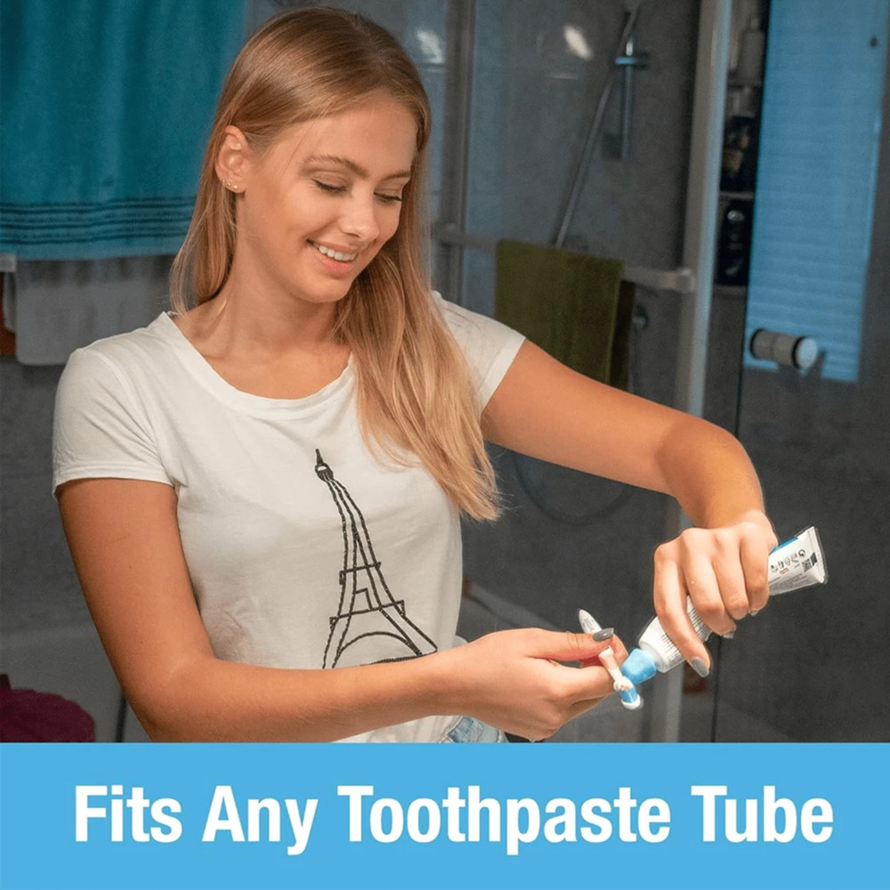 3/6X Silicone Toothpaste Cap Reusable Self Closing Toothpaste Squeezer Dispenser