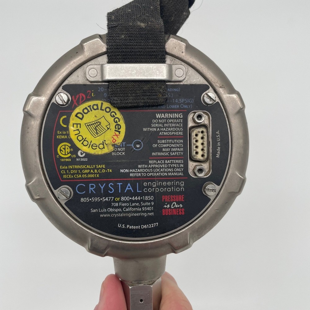Crystal Engineering XP2i 5000 PSI Digital Test Gauge DataLoggerXP Enabled
