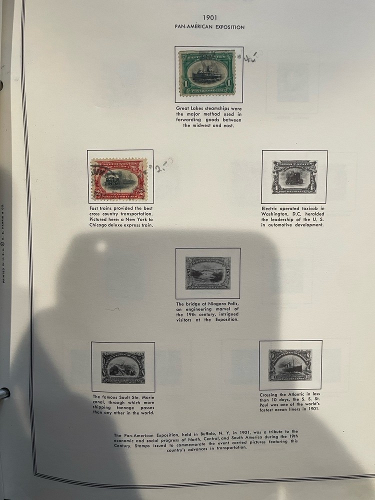 Harris US Liberty Stamp Album. 1847-1973. 700. Mint & Used Stamps.